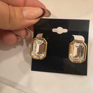 Elegant Gold and Silver clip on Earrings